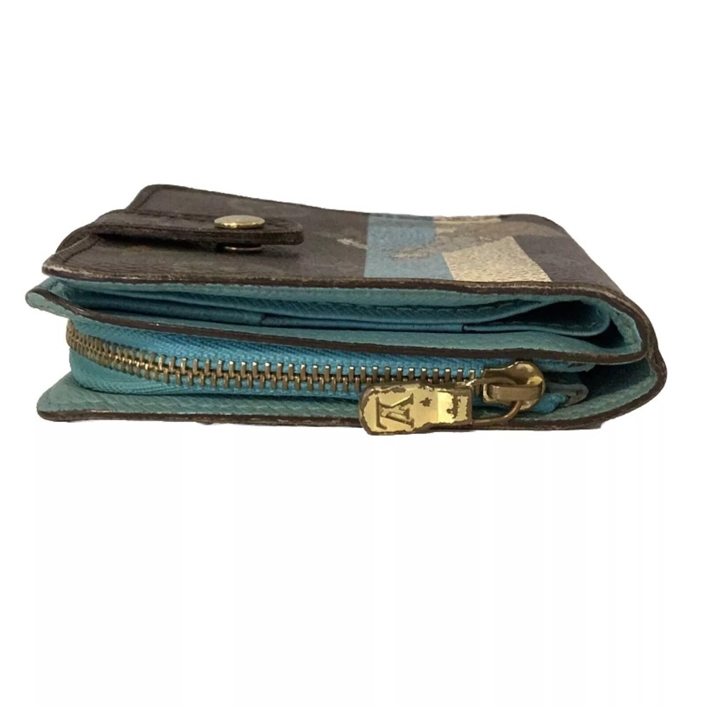 Authentic LOUIS VUITTON Monogram Groom Bellboy Compact Zip Bifold Zippy Wallet. - Picture 5 of 13